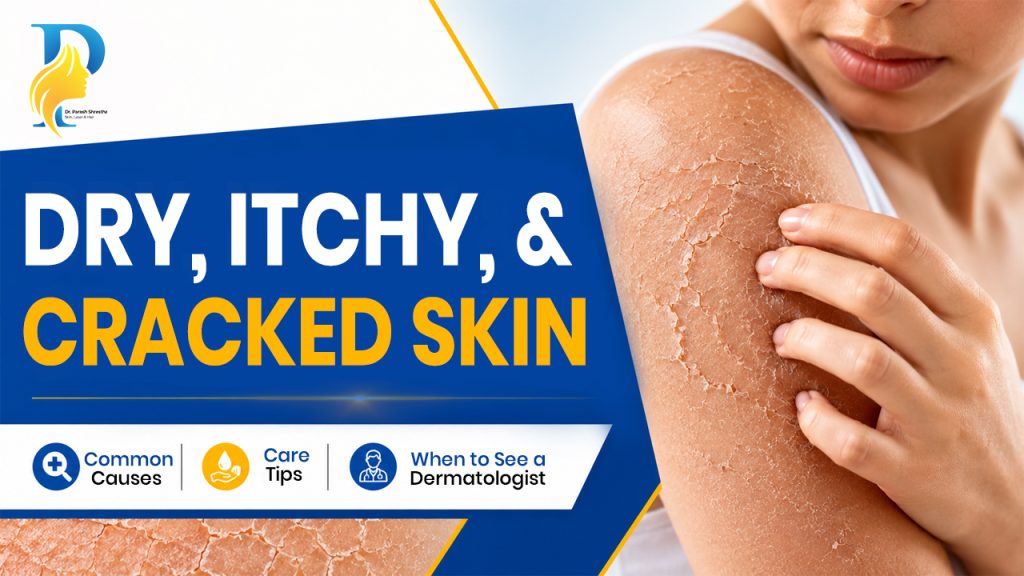 Dry itchy and cracked skin